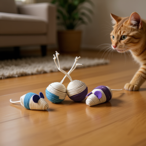 Juguete para Gatos Yommy, Ratón de 7cm, Juego Interactivo para Gatos - Product Image 3