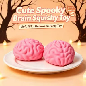 Jouet Squishy Cerveau Géant, Jouets Nouveauté OEM, Balles Anti-Stress en Forme de Cerveau, Jouets Sensoriels Souples pour Enfants, Idéal Halloween - Product Image 3