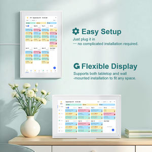 10 16 21 27 32-дюймовый Настенный планировщик цифровой календарь и чарт, умный сенсорный интерактивный дисплей для семейного расписания - Product Image 6