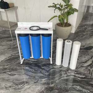 Prix d'usine, boîtier <span class=keywords><strong>de</strong></span> <span class=keywords><strong>filtre</strong></span> à <span class=keywords><strong>eau</strong></span> en plastique transparent à 3 étages, jumbo 20 pouces, pour purificateur d'<span class=keywords><strong>eau</strong></span> avec UV 55W - Product Image 6