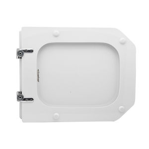 Sedile WC Moderno a Sgancio Rapido per Cesame Vaso Dec, in Plastica e Urea a Forma di V, con Telecomando per Bagno - Product Image 2