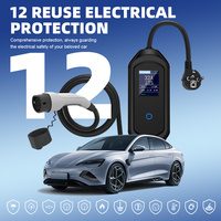 GDON 7kw Chargeur EV portable 220V 32 Amp Mode 2 Chargeur de véhicule électrique pour voyage et usage domestique