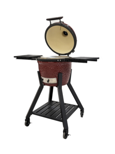 Parrilla Kamado de Cerámica de 16, 22 y 28 Pulgadas, Ahumador de Carbón para Exteriores, <span class=keywords><strong>Asador</strong></span> de Carbón para Cocinar en el Jardín - Product Image 2