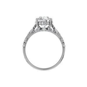 Vintage Style Lab Grown Pear Cut Diamond <b>Ring</b> <b>925</b> <b>Silver</b> 9kt, 14kt, 18kt Gold <b>Rings</b> for Women's Jewelry Making Engagement <b>Rings</b> - Product Image 2