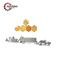 Ligne de production d'extrusion pour snacks de maïs soufflé à usage industriel : machine à spirales, boules et boucles de maïs saveur fromage et poulet