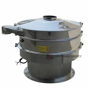 Food grade rotary sieve machine flour sifter circular vibro sifter vibrating screen vibratory screening equipment