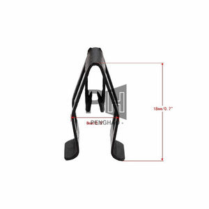 แผงควบคุมด้านหน้ารถยนต์อเนกประสงค์,ตัวยึดหมุดโลหะสีดำสำหรับตกแต่งรถยนต์แผงหน้าปัดรถยนต์คลิปยึดเหล็กสปริงตัว U คลิป<span class=keywords><strong>น็อต</strong></span> - Product Image 1