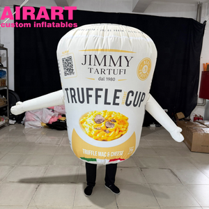 ชุดแต่งกายขวดอาหารเป่าลมสำหรับตกแต่งแคมเปญโฆษณา กิจกรรมการตลาดขวดโฆษณาเป่าลมสำหรับผู้ใหญ่ - Product Image 2