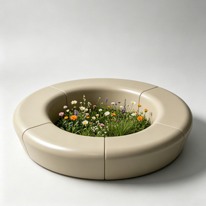 008A Rectangular Fiberglass <b>Chairs</b> <b>and</b> Coffee <b>Tables</b> for Garden Hospital Park Shopping Mall Balcony Commercial Waiting Areas - Product Image 4