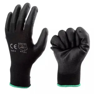 Chất lượng cao siêu nhẹ mềm dệt kim guantes de nitrilo cơ khí mỏ dầu an toàn làm việc găng tay