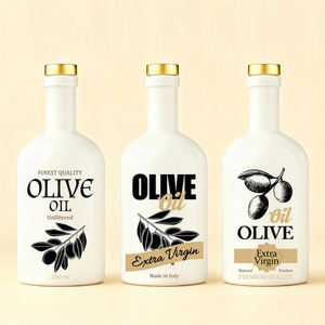 Bottiglia in Vetro Personalizzata all'Ingrosso con Logo 375ml 500ml 700ml 750ml per Vodka Olio d'Oliva Whisky con Tappo a Vite Sigillante in Sughero - Product Image 6