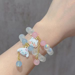Melody Kuromi Women Sweet Y2k Girl Strand Crystal <b>Bracelet</b> Beading Gradient Color <b>Beaded</b> <b>Bracelet</b> for for Girls - Product Image 5