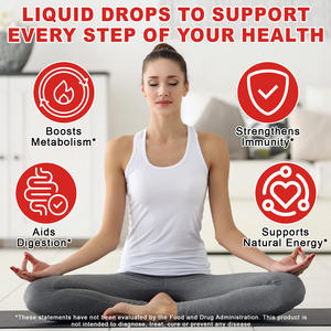 Gran oferta, gotas líquidas de pimienta de Cayena orgánica Natural de 60ml, Etiqueta Privada, compatible con el metabolismo, salud inmune, gotas de pimienta de Cayena - Product Image 6