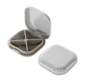 กล่องใส่ยา 4 ช่องแบบพกพา วัสดุพลาสติก สำหรับวิตามินและอาหารเสริม - Product Image 3