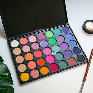 Paleta de Sombras de Ojos de 35 Colores, Vegana, Brillante, Mate, Tonos Tierra, Alta Pigmentación, Larga Duración, Paleta de Sombras de Ojos Personalizada - Product Image 6
