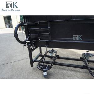 Black Carpeted Finish Platform Stage Quick Install Steel Folding Stage - Product Image 5