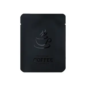 Koffiezak Off-The-Shelf Drie Side Seal Bag Gealuminiseerd Mat Hangend Oor Koffie Platte Zak Frosted Color Bedrukt Logo