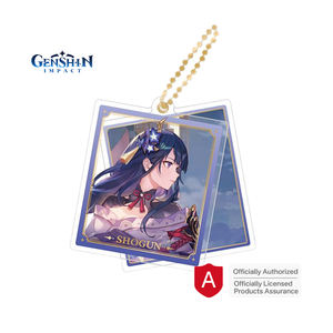 2025 licencia genuina <span class=keywords><strong>Genshin</strong></span> <span class=keywords><strong>Impact</strong></span> colgante de estilo de doble pieza Serie Temática Tartaglia Zhongli llavero acrílico de doble cara - Product Image 4