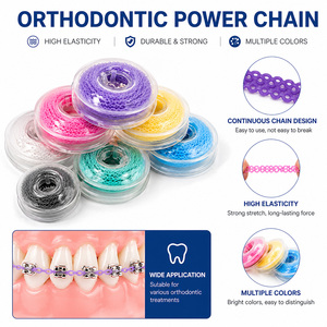 Chaîne élastique <span class=keywords><strong>orthodontique</strong></span> dentaire en caoutchouc pour appareils dentaires - Product Image 5