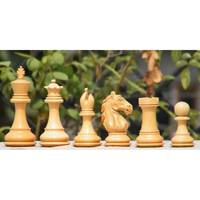 Jeu d'échecs en bois fait main, finition naturelle, design classique, pour jouer en extérieur, unisexe