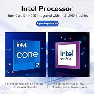 โปรเซสเซอร์เดสก์ท็อป Core I7-14700 20 คอร์ (8 P-คอร์ + 12 E-คอร์) สูงสุด 5.4 GHz LGA 1700 สำหรับเล่นเกม ทำงานที่บ้าน สำนักงาน แพ็คขายส่ง - Product Image 5