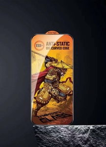 Protecteur d'écran en verre trempé de qualité AAA <span class=keywords><strong>Tiger</strong></span> pour <span class=keywords><strong>iPhone</strong></span> <span class=keywords><strong>12</strong></span> 13 <span class=keywords><strong>Pro</strong></span> <span class=keywords><strong>Max</strong></span> 14 Plus Super Dust-Proof ESD Static Proof Mobile Phone - Product Image 4