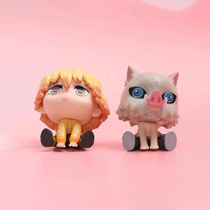 Ensemble de figurines d'action de démon de dessin animé japonais Anime Cool <span class=keywords><strong>3D</strong></span> poupée jouets bureau décoration de bureau figurine d'action - Product Image 3