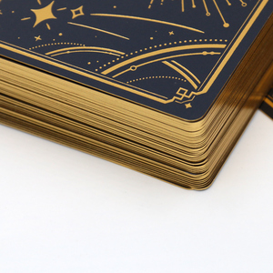 Cartas de Tarot y Oráculo con Lámina Dorada Personalizadas, Baraja de Adivinación Clásica con Bordes Dorados, Cartas de Tarot Impresas Personalizadas de Primera Calidad - Product Image 3