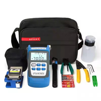 FTTH Fiber Optic Equipment Cable Tool Kit Optical Fiber with Visual Fault Locator and Optical Power Meter Fiber Tool