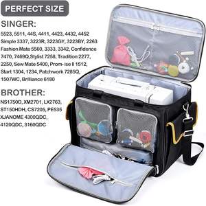 Sac de transport multifonctionnel pour machine à coudre, avec bandoulière, pour machine à coudre et accessoires, échantillon gratuit - Product Image 2
