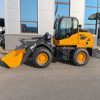 Chargeuse sur pneus compacte articulée à moteur diesel et pompe hydraulique haute performance pour la construction et les matériaux de construction