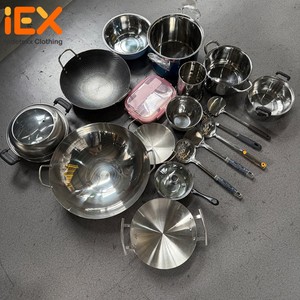 Juego de Utensilios de Cocina Inoxidable Zagumi 18/10, Ollas y Sartenes, Venta al por Mayor Directa de Fábrica, Stock al por Mayor para Exportación - Product Image 1