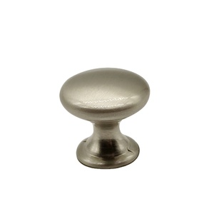 恒盛家具圆形迷你厨房橱柜旋钮橱柜平齐门把手单孔圆形抽屉手柄锌合金金 - Product Image 1