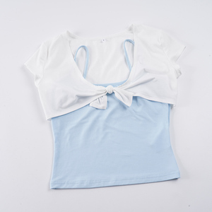 Ensemble deux pièces décontracté et confortable à blocs de couleur, coupe ample et oversize pour femme, idéal au quotidien - Product Image 2