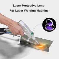 Pièces d'équipement laser de bonne qualité : Lentilles de protection laser et lentilles de focalisation laser 18*2, 20*2, 20*3 pour têtes de soudage laser portables SUP et QILIN