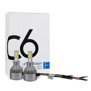 ชุดไฟหน้ารถยนต์36W แบบ COB LED คู่ H1 3800ลูเมน6000K แบบปลั๊กแอนด์เพลย์ติดตั้งไฟต่ำสำหรับให้แสงสว่างแบบไม่มี H7 H4 - Product Image 3