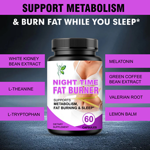 Bruciagrassi Notturno con Melatonina in Capsule, con Fagiolo Bianco per Bruciare i Grassi, Supporto al Metabolismo, Sonno Profondo, Bruciagrassi Notturno - Product Image 4