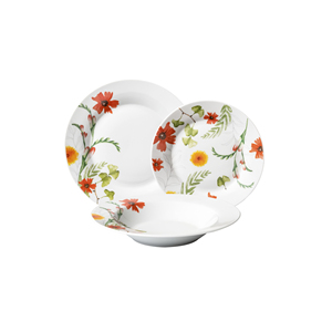 ENSEMBLE DE TABLE EN PORCELAINE TREND ZURICH LINE 18 PIÈCES - Product Image 1