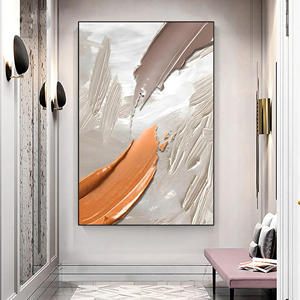 Gran lienzo abstracto colorido pintura al óleo textura gruesa enorme pared arte imagen para decoración del hogar - Product Image 2