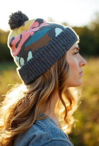 <strong>Custom</strong> Logo Adult Knitted Jacquard Embroidery Ski <strong>Beanie</strong> Breathable Winter Hat with <strong>Pom</strong> <strong>Pom</strong> - Product Image 5