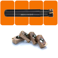 LNMU0303ZER Langlebige Hartmetall-Fräseinsätze Hohe Präzision HRC45 für CNC-Drehmaschinen Planfräser