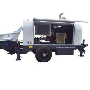 30-40 m³ Mobile <span class=keywords><strong>Mini</strong></span>-Mörtel-Betonpumpe Diesel Preis Stationäre Betonpumpe Pumpen Bau- und Konstruktionsmaschinen - Product Image 4