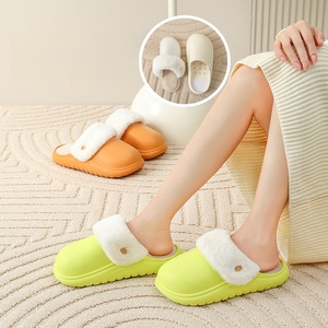 Chaussons d'intérieur élégants en coton japonais de haute qualité pour femmes, antidérapants, à bout fermé, avec semelle extérieure en EVA, pour l'hiver et l'été, vente en gros - Product Image 4