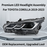 Phares LED (gauche et droite) pour Toyota Corolla 2019-2023 - Composants d'éclairage avant du véhicule