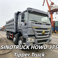 Самосвал SINOTRUCK HOWO 375 для добычи речного песка с просторной кабиной-спальным местом для снижения усталости при длительных поездках