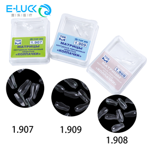 Hoja de moldeo <span class=keywords><strong>transparente</strong></span> dental para cirugía dental <span class=keywords><strong>dientes</strong></span> anteriores hoja de formación de triángulo negro banda de matriz dental - Product Image 2