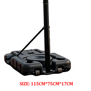 Panier de <span class=keywords><strong>basket</strong></span> portable réglable avec support de panneau arrière en PE et fonction mobile, adapté à une utilisation en extérieur et en intérieur - Product Image 6