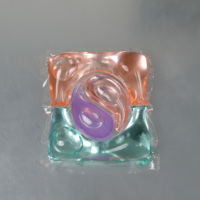 IKEDA OEM/ODM 6-en-1 capsules de lavage de détergent à lessive jetables dosettes de gel organique pour vêtements directement du fabricant