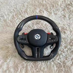 Volante de Fibra de Carbono Personalizado para <span class=keywords><strong>BMW</strong></span> G20 G30 G21 G22 G23 Serie 3 <span class=keywords><strong>320i</strong></span> 325i 330i 2019 2020 2023 - Product Image 1