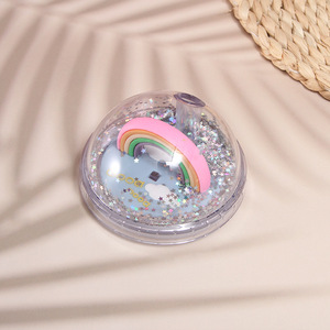 Bicchiere in Plastica Personalizzato con Coperchio e Cannuccia, Copertura Arcobaleno, Bicchieri a Doppia Parete per Bevande Fredde - Product Image 4